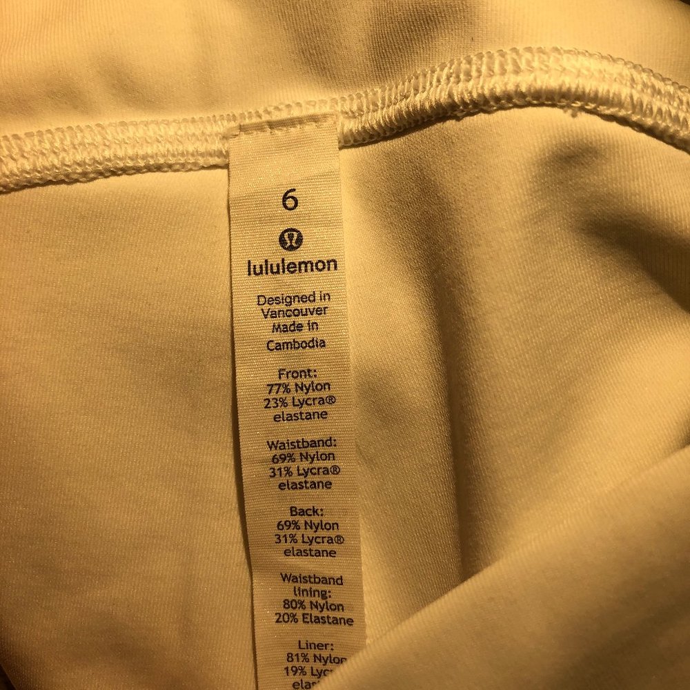 Lululemon Athletica: Speed Up Tight 28" White